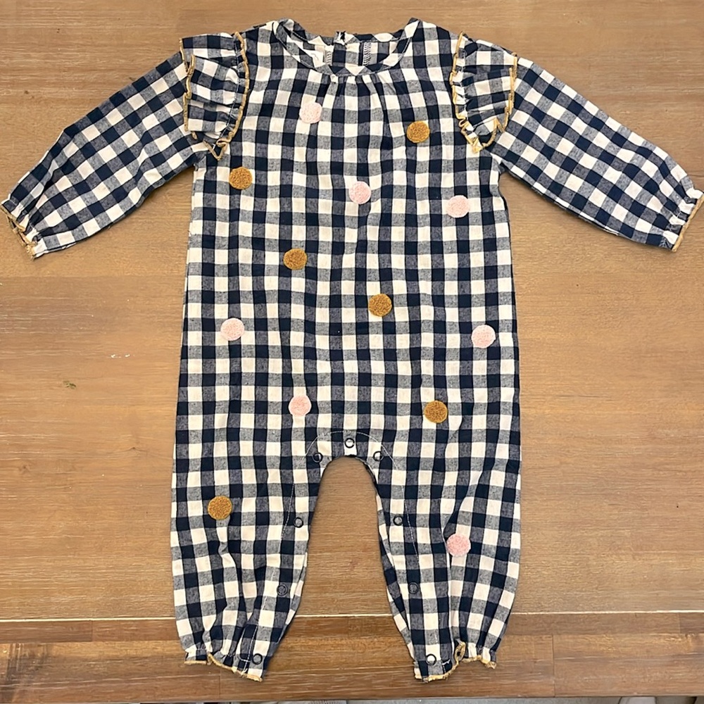 Mudpie 6-9 month fall onesie